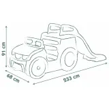 Игровой комплекс-машина Smoby 840207 3-в-1 с горкой и лесенкой 840207 — фото 3