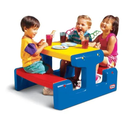 Большой пикниковый столик Little Tikes 4668 синий для детей от 3 лет