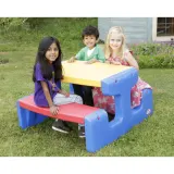 Большой пикниковый столик Little Tikes 4668 синий для детей от 3 лет — фото 4