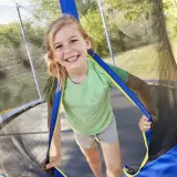 Садовый батут Little Tikes 657054 с внутренней защитной сеткой 300 см для детей от 6 лет — фото 5