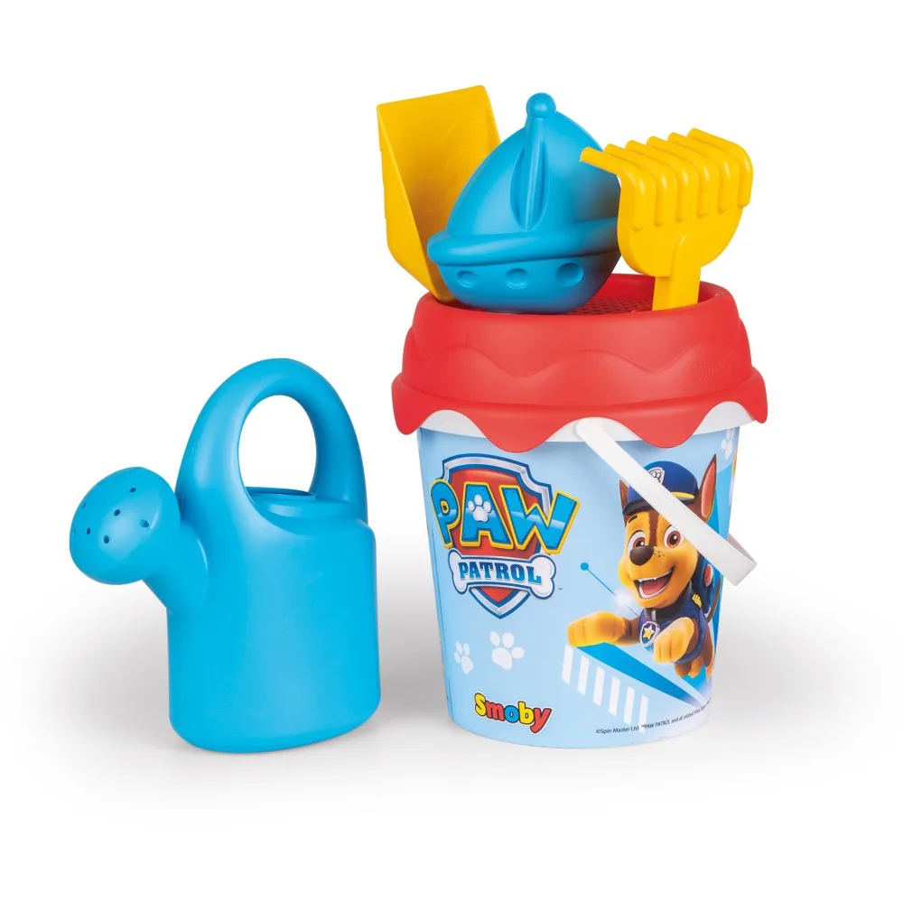 Набор для песочницы Smoby 862125 «Щенячий патруль» с лейкой и аксессуарами 862125