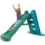 Большая детская горка Little Tikes Go Green 173974 зелёная 150 см для детей от 2 лет — фото 2