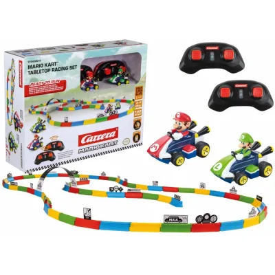 Радиоуправляемый гоночный трек Carrera RC Mario Kart Tabletop Racing 430015 с 2 машинами 2,4 ГГц