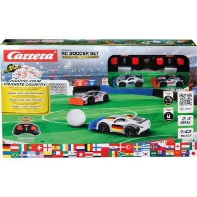 Радиоуправляемый футбольный набор Carrera RC 430045 Чемпионат мира поле и 2 машины 2,4 ГГц