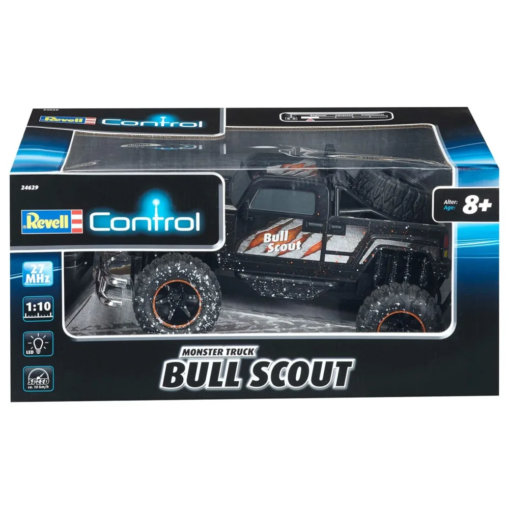 Радиоуправляемый монстр-трак Revell Control Bull Scout 24629 1:10 27 МГц