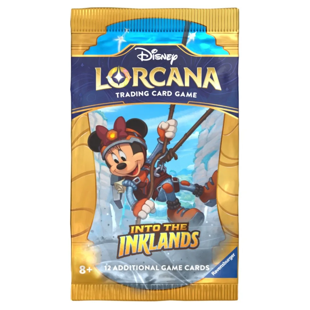 Ravensburger 98286 — Коллекционные карты Disney Lorcana TCG «Into the Inklands» бустер 12 к