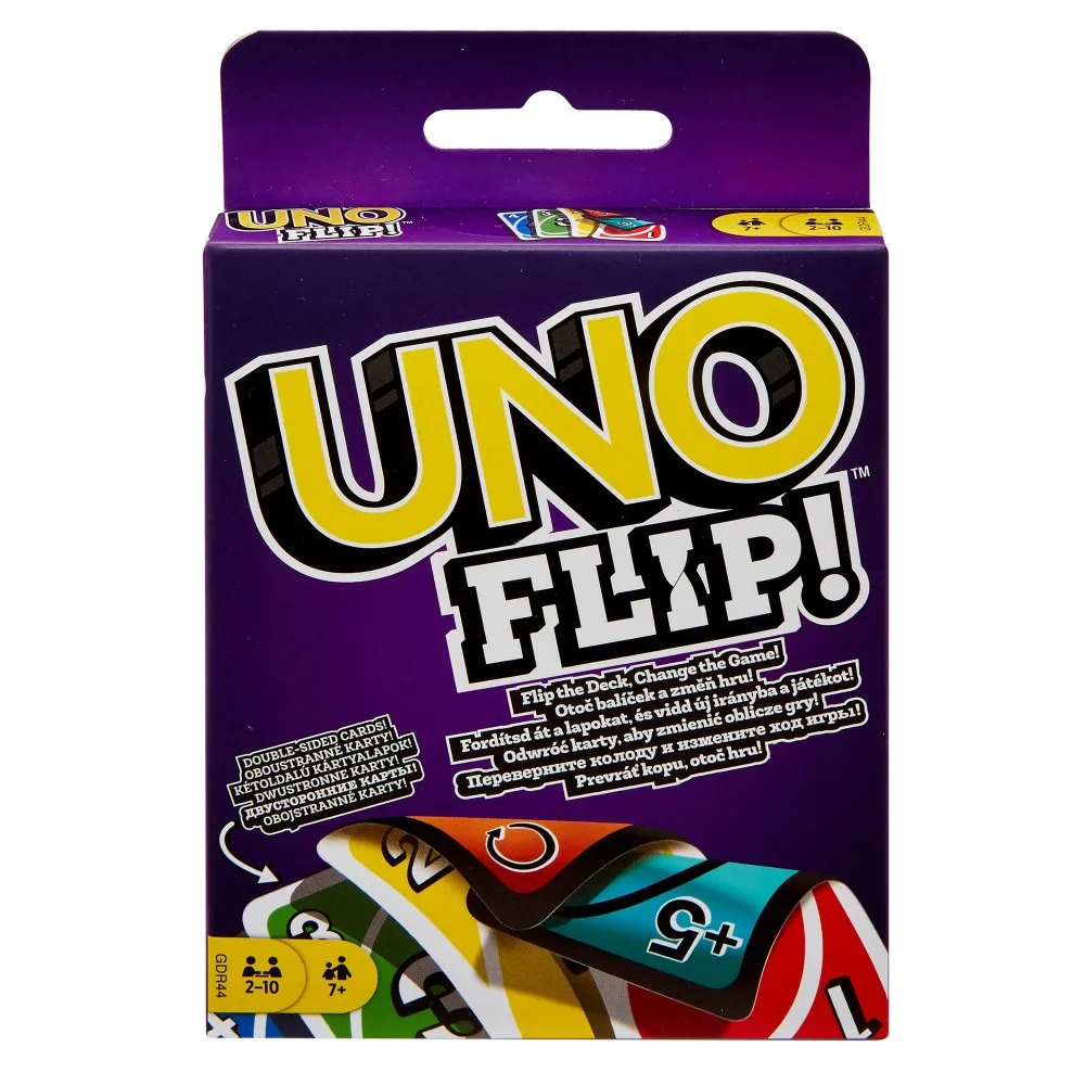 Настольная карточная игра Mattel UNO Flip GDR44! GDR44