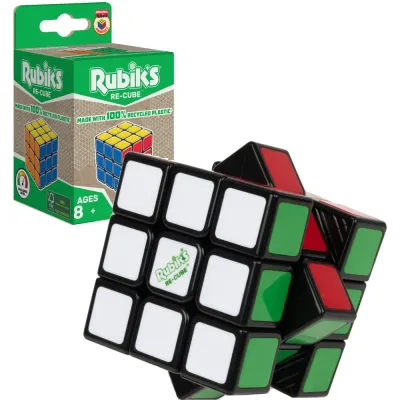 Rubiks 20142146 — Головоломка Кубик Рубика Re-Cube 3x3 из переработанного пластика Rubik's 20142146