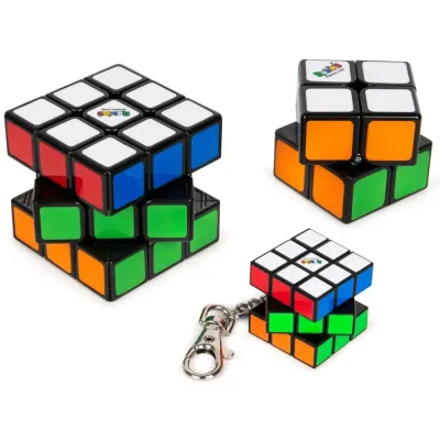Rubiks 20136815 — Набор головоломок Кубик Рубика для всей семьи + брелок Rubik's 20136815