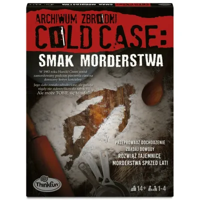 Настольная детективная игра ThinkFun Cold Case 76688 Вкус убийства 76688