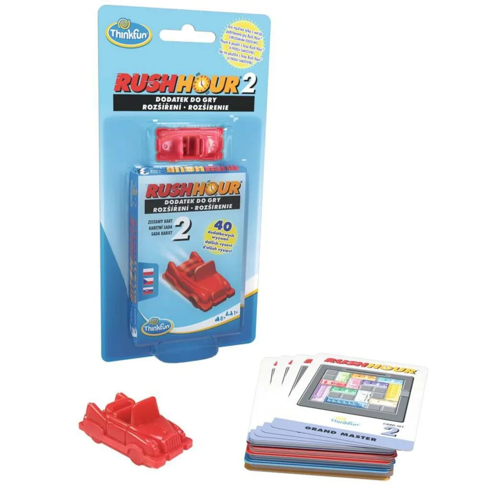 Первое дополнение к логической игре ThinkFun Rush Hour 765188 «Час пик» 765188