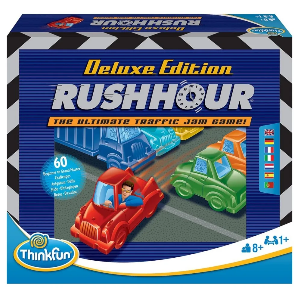 Настольная логическая игра ThinkFun 765195 Час пик Deluxe Rush Hour 765195