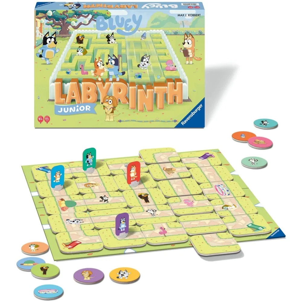 Настольная игра Ravensburger 248797 Лабиринт Junior Bluey 248797