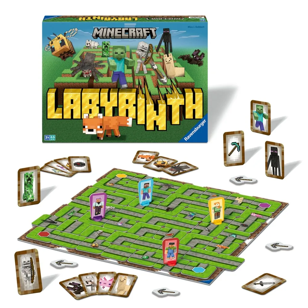 Настольная игра Ravensburger 247714 Лабиринт Minecraft 247714