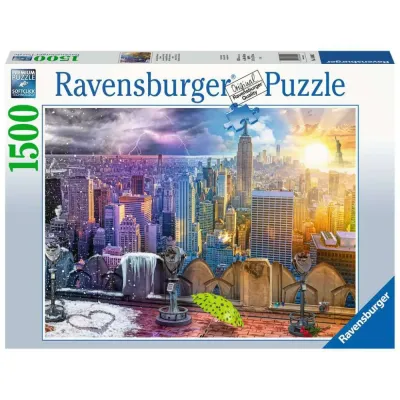 Пазл Ravensburger 160082 Нью-Йорк летом и зимой 1500 элементов 160082