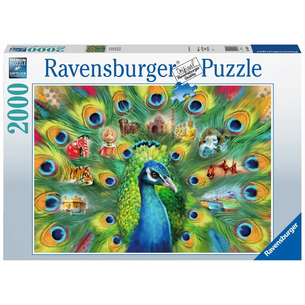 Пазл Ravensburger 165674 Страна павлинов 2000 элементов 165674