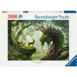 Пазл Ravensburger 008088 Пробуждение лесного дракона 3000 элементов 008088 — фото 2