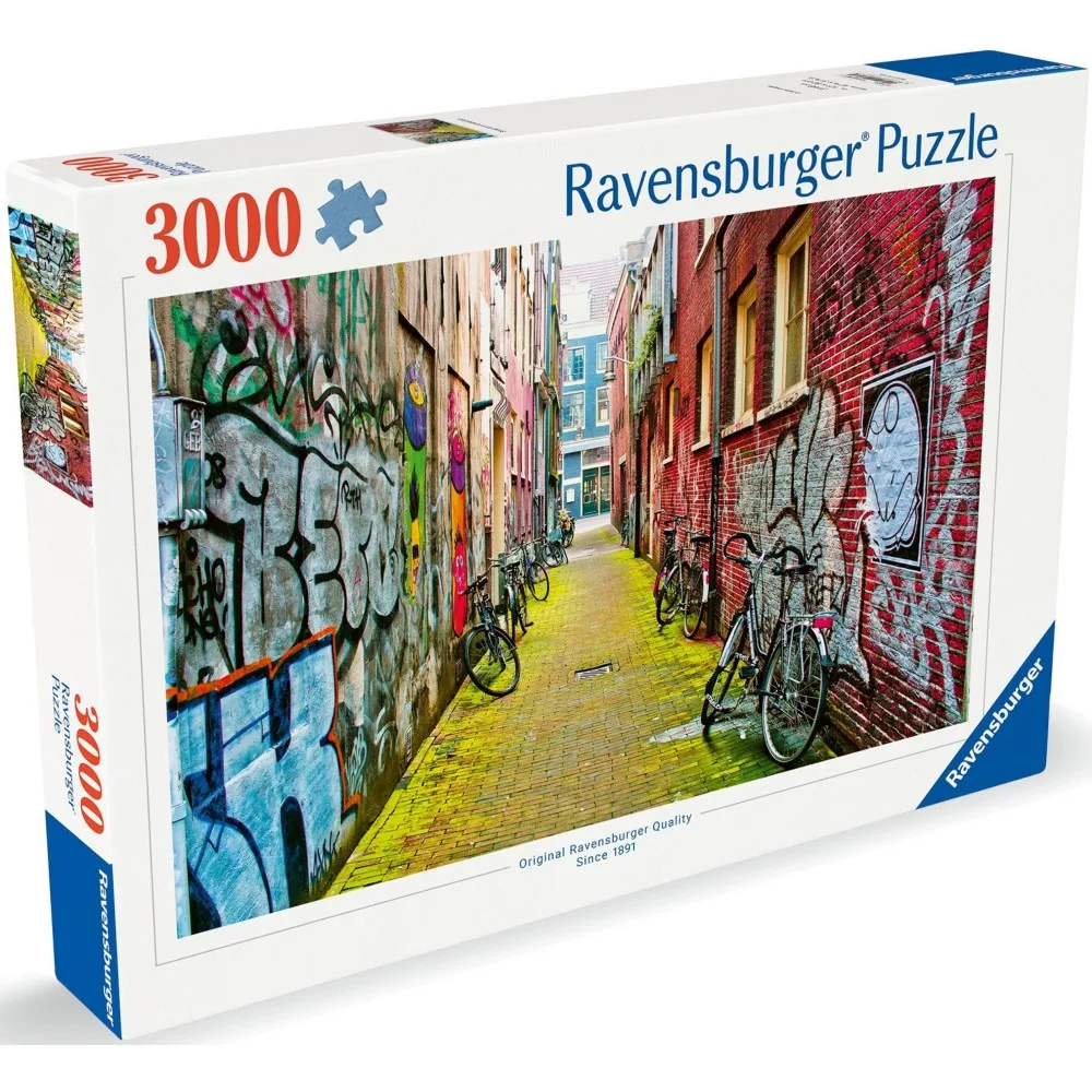Пазл Ravensburger 008071 Улицы Амстердама 3000 элементов 008071