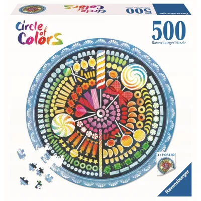 Пазл Ravensburger 173501 Палитра цветов Конфеты 500 элементов 173501