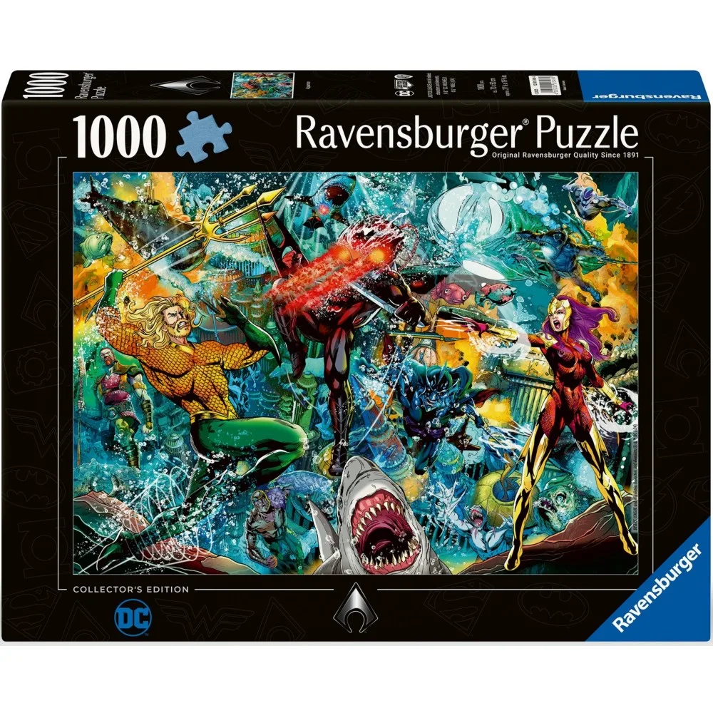 Пазл Ravensburger 013464 Аквамен DC Comics 1000 элементов 013464