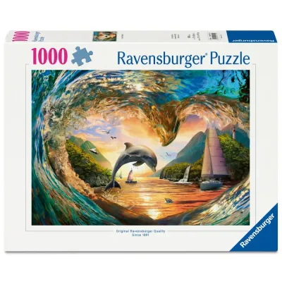 Пазл Ravensburger 017110 Дельфин на закате 1000 элементов 017110