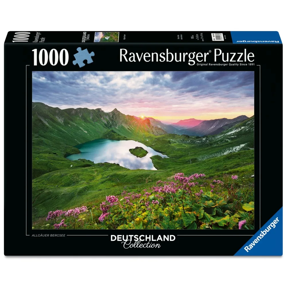 Пазл Ravensburger 017684 Горное озеро 1000 элементов 017684