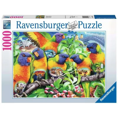 Пазл Ravensburger 168156 Страна лорикетов 1000 элементов 168156