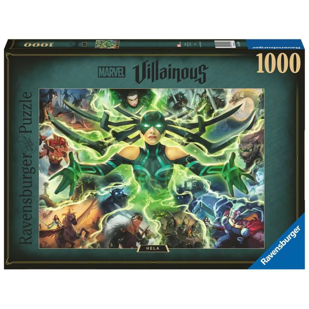 Пазл Ravensburger Marvel Villainous 169030 Хела 1000 элементов 169030