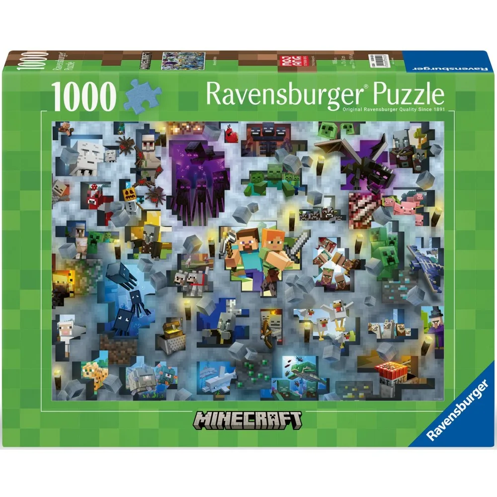 Пазл Ravensburger Minecraft Challenge 004226 1000 элементов 004226