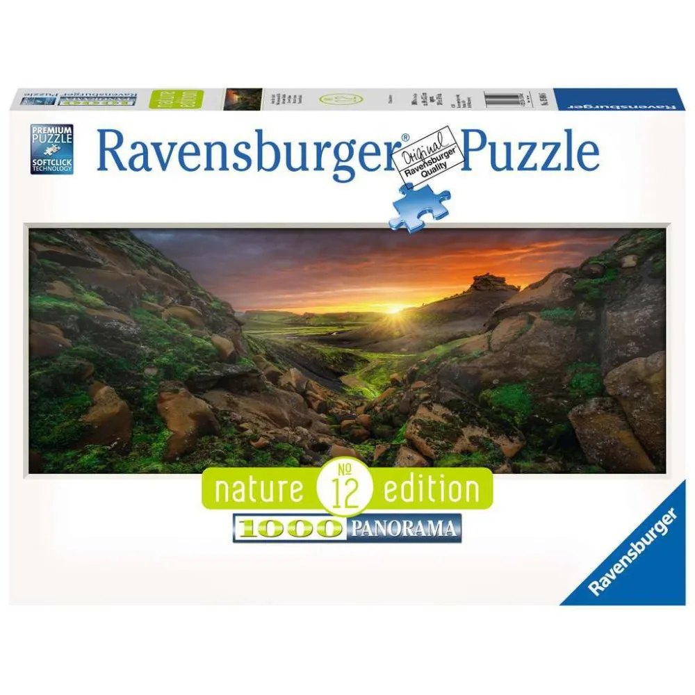 Пазл Ravensburger 150946 Панорама Солнце над Исландией 1000 элементов 150946