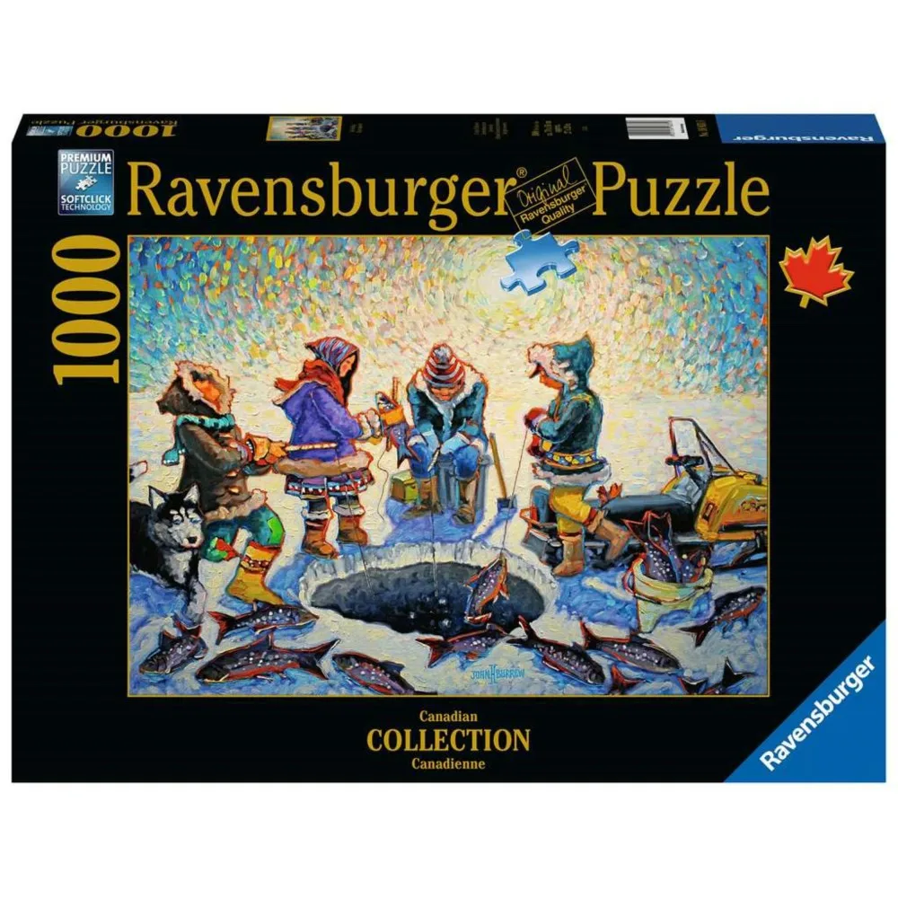 Пазл Ravensburger 168316 Подлёдная рыбалка 1000 элементов 168316