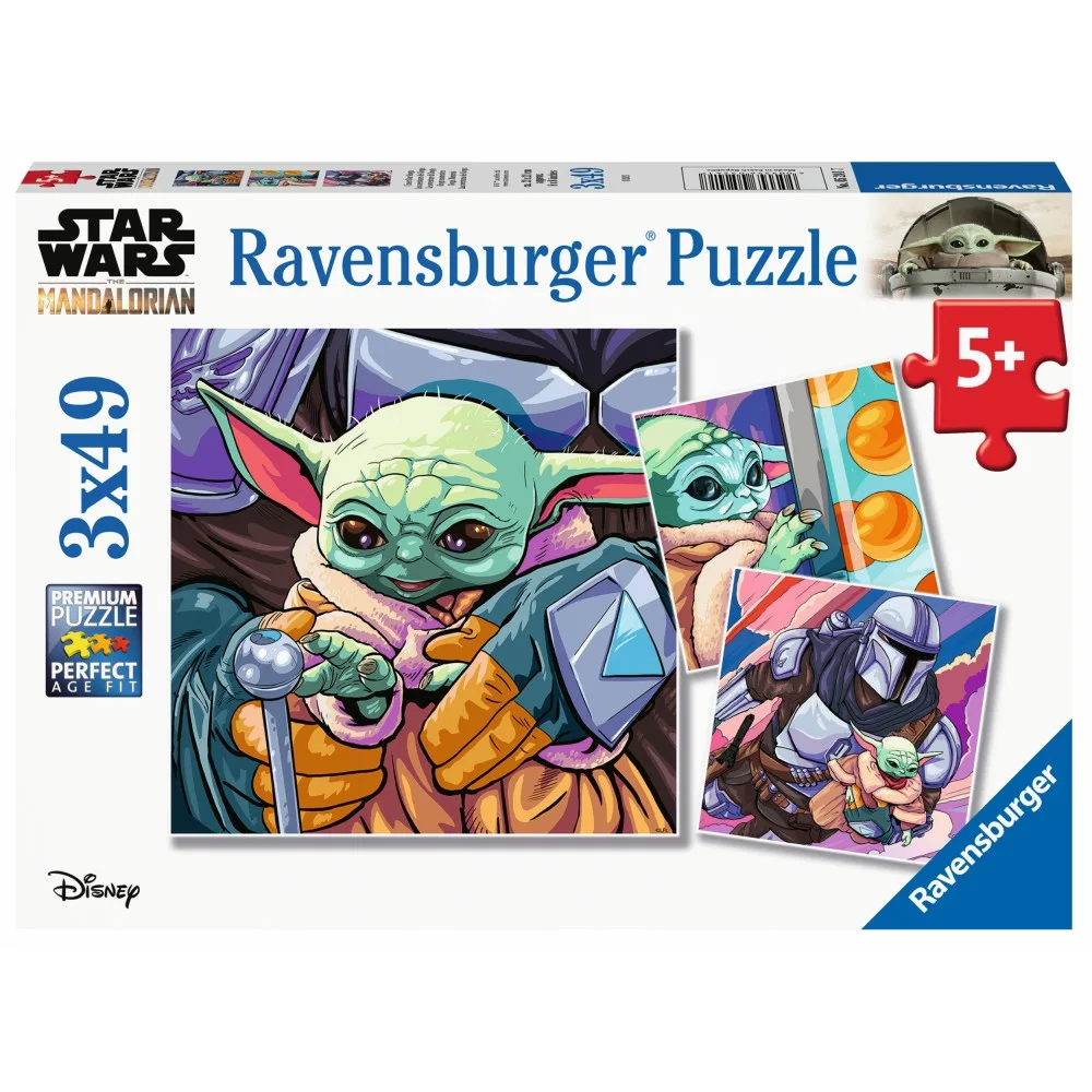 Пазл Ravensburger 052417 Мандалорец 3x49 элементов 052417