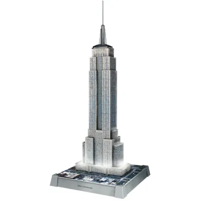 Пазл 3D Ravensburger Iconics 080268 Эмпайр-стейт-билдинг с LED-подсветкой 241 элемент 080268