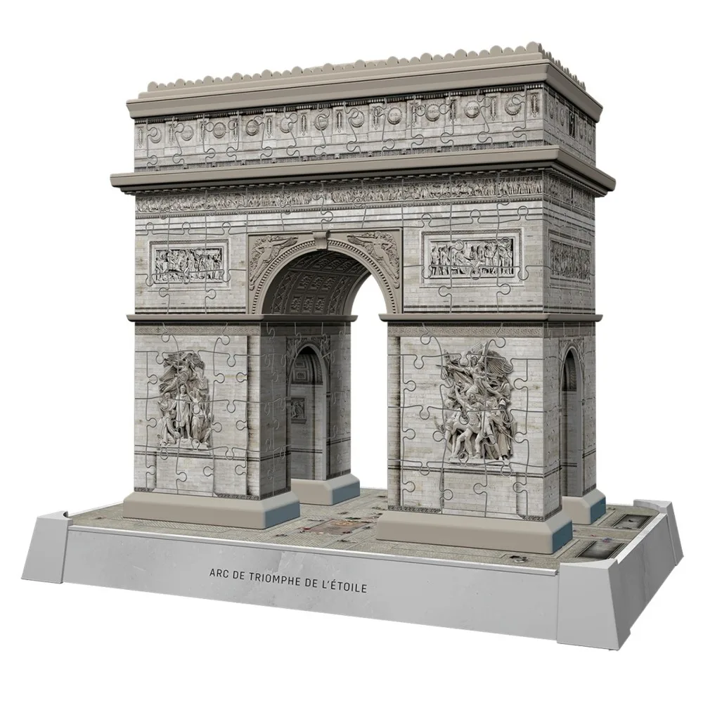 Пазл 3D Ravensburger Iconics 080299 Триумфальная арка с LED-подсветкой 255 элементов 080299