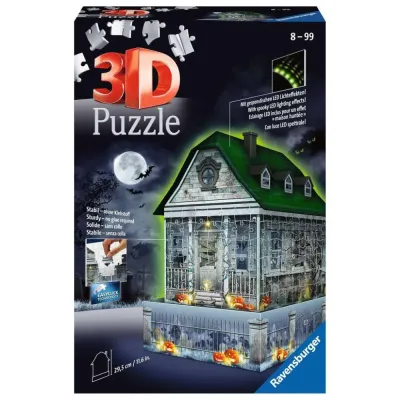 Пазл 3D Ravensburger 112548 Дом с привидениями светится в темноте 216 элементов 112548