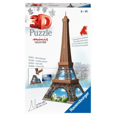 Пазл 3D Ravensburger 125364 Мини-здания Эйфелева башня 54 элемента 125364