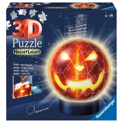 Пазл 3D Ravensburger 112531 Тыква светится в темноте 72 элемента 112531