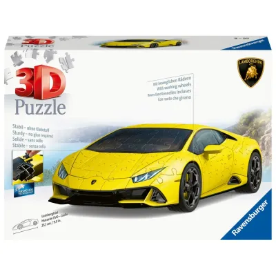 Пазл 3D Ravensburger Lamborghini Huracan Evo 115624 жёлтый 156 элементов 115624