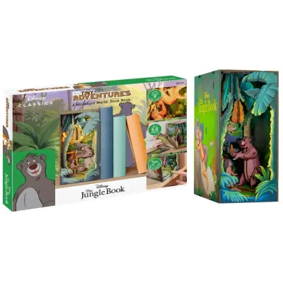 Конструктор-диорама Revell Tiny Adventures Book Nook Disney 00535 Книга джунглей DIY 68 деталей 00535