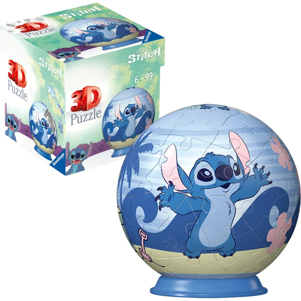 Пазл 3D Ravensburger 115976 Шар Disney Stitch 54 элемента 115976