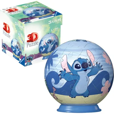 Пазл 3D Ravensburger 115976 Шар Disney Stitch 54 элемента 115976
