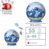 Пазл 3D Ravensburger 115976 Шар Disney Stitch 54 элемента 115976 — фото 4