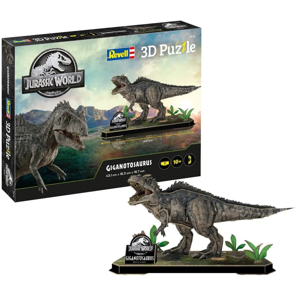 Пазл 3D Revell Jurassic World 00245 Гигантозавр 57 элементов 00245