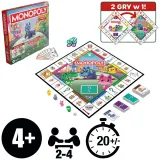 Настольная игра Hasbro G1856 Монополия Джуниор 2в1 для детей G1856 — фото 1