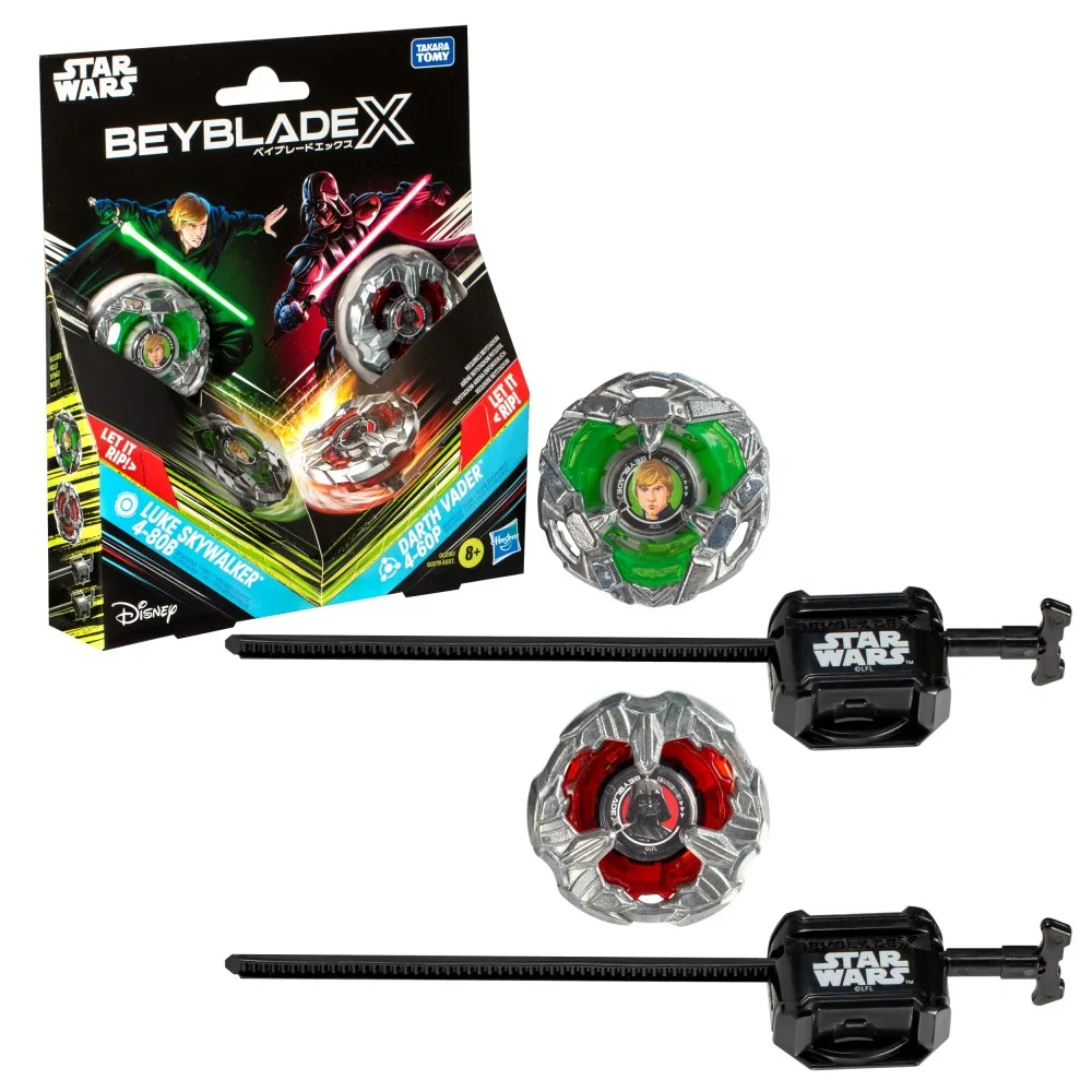 Игровой набор Hasbro Beyblade X Star Wars Luke Skywalker G0279 G0290 vs Darth Vader G0290