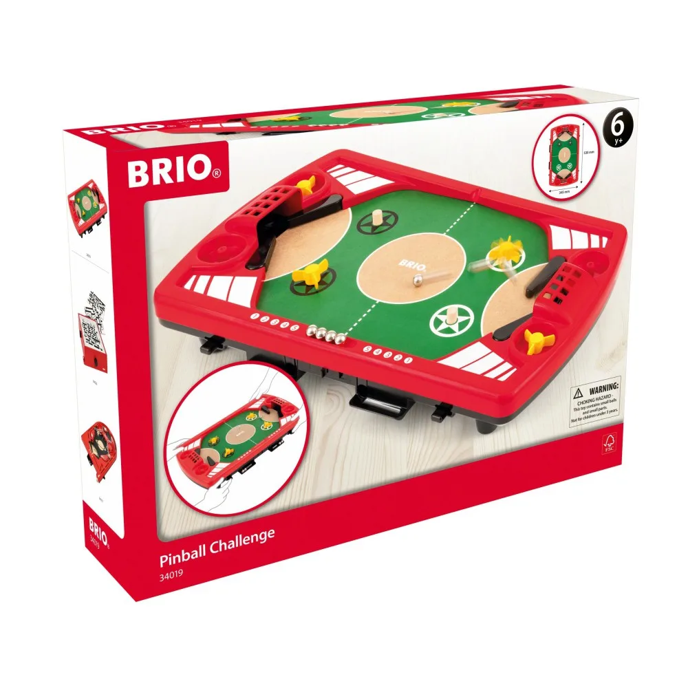 Настольный пинбол BRIO Pinball 34019 Испытание деревянный 34019