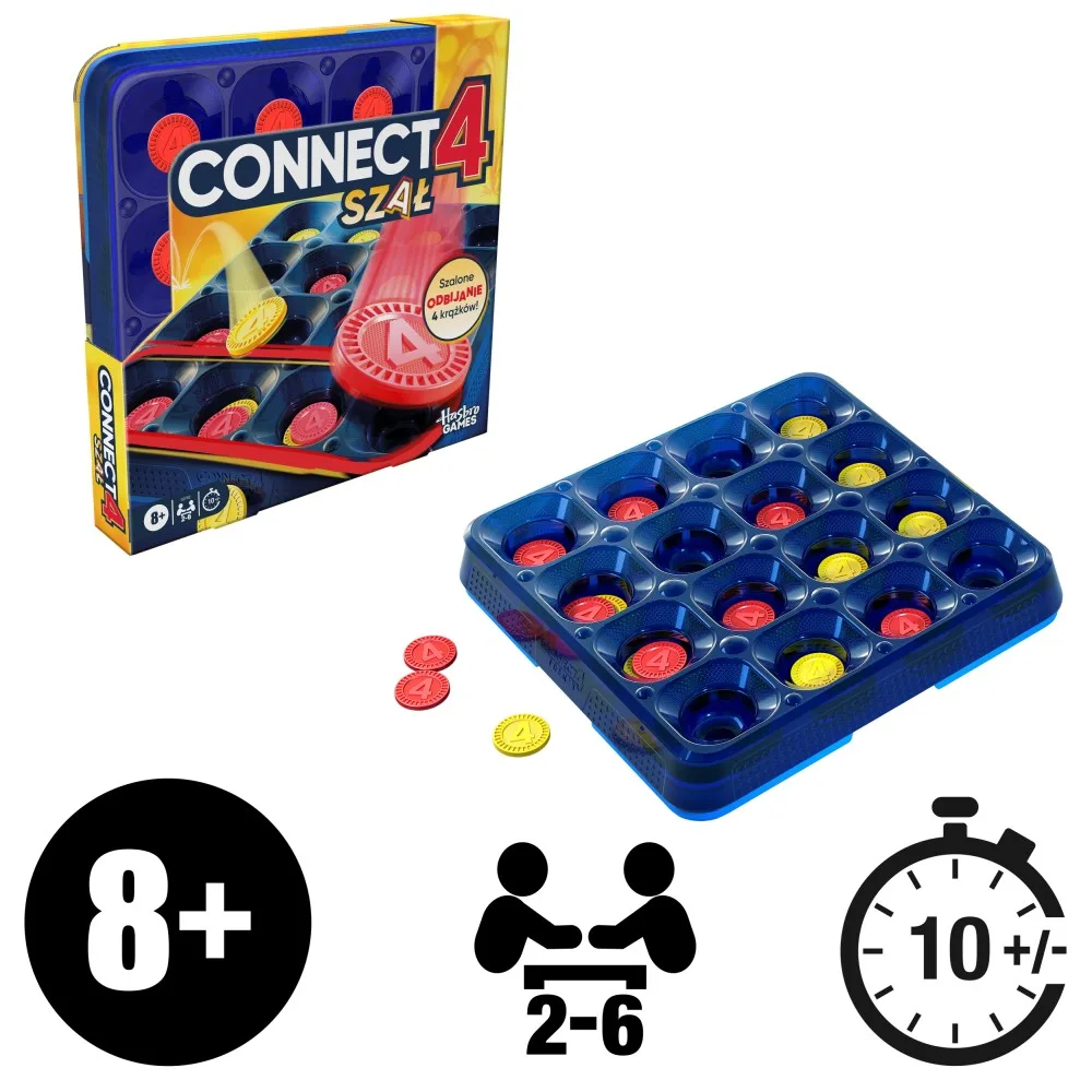 Игра на ловкость Hasbro G2782 Четыре в ряд Connect 4 Безумие G2782