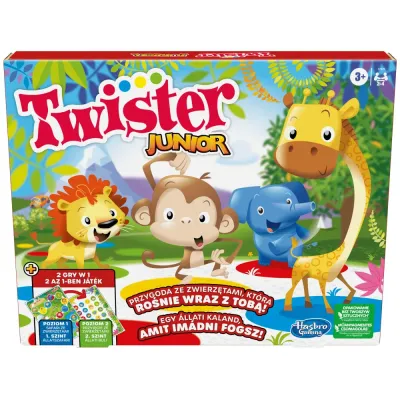 Напольная игра Hasbro F7478 Твистер Джуниор с животными F7478