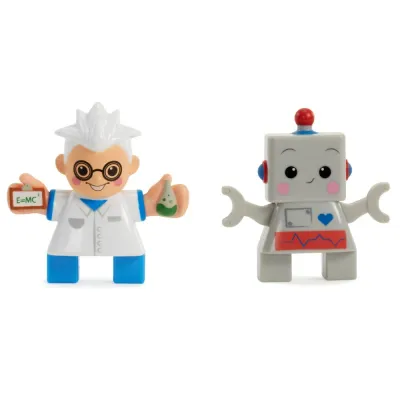 Little Tikes Waffle 643767 644047 фигурки Учёный и Робот 2 шт