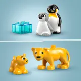 Конструктор LEGO DUPLO Town 10442 Семьи диких животных Пингвины и львы арт. 10442 10 дет — фото 6
